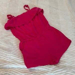 Hot Pink Romper